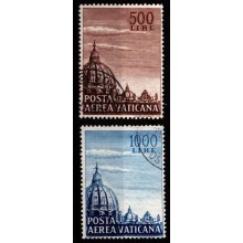 1953. Vatikanet. Luftpost. Komplet sæt.